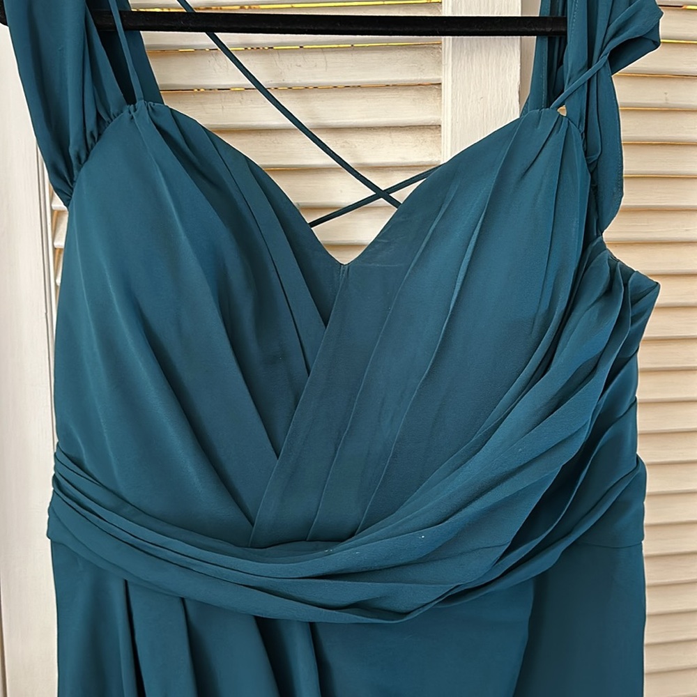 City Chic Emerald Entwine Dress View 2